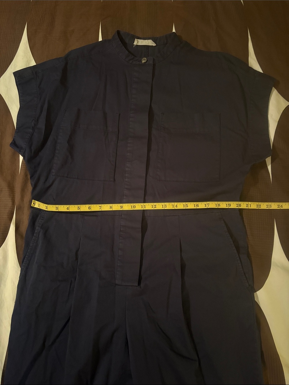 Everlane Navy Utility Jumpsuit Size L - Picture 4 of 10